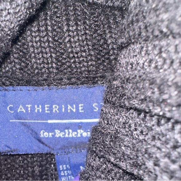 Vintage 100% suede (leather) front Bellepointe sweater. - Picture 2 of 6